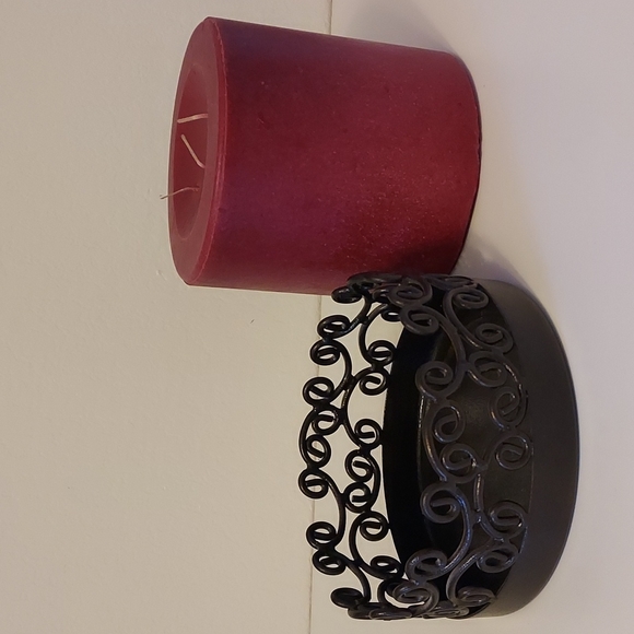 Candle & Holder - Picture 4 of 7